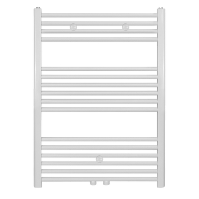 Belrad Handdoekradiator - middenaansluiting - 1000X600mm - 496Watt - Wit