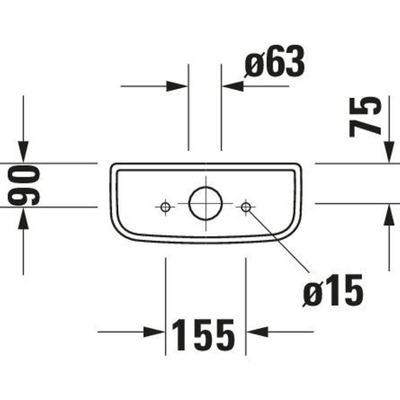 Duravit D-code reservoir 390x375x175mm dual flush met binnenwerk wit