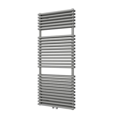 Plieger Florian Nxt M designradiator dubbel horizontaal met middenaansluiting 1216x500mm 833W parelgrijs (pearl grey)