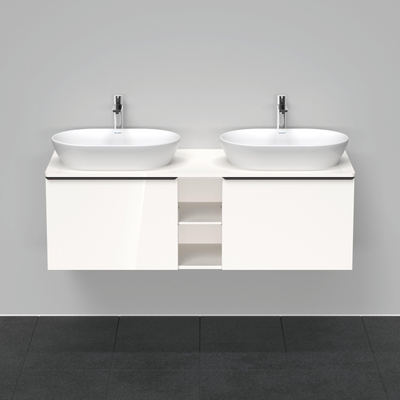 Duravit D-Neo wastafelonderkast 140x45.9x55cm 2 lades wit Hoogglans