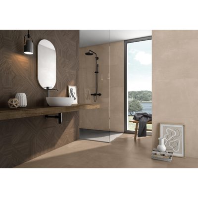 SAMPLE Prissmacer Cerámica Beton Cire Bercy vloer- en wandtegel Betonlook Terra mat