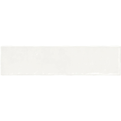 By Goof Moos wandtegel - 6.5x26cm - White glans (wit)
