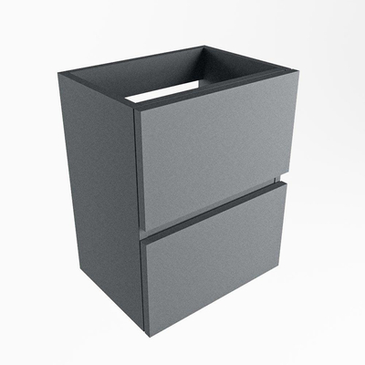 Mondiaz ADA fonteinonderkast - 40x30x50cm - 2 lades - uitsparing links - softclose - Plata