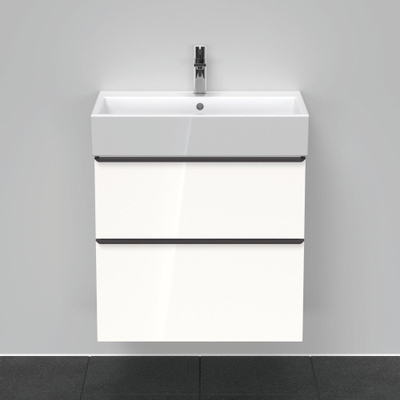 Duravit D-Neo wastafelonderkast 68.4x62.5x44.2cm 1 lade wit Hoogglans