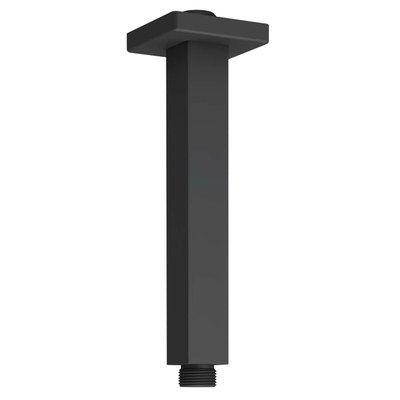 Adema Alcedo plafondarm - 20cm - vierkant - zwart mat vierkant