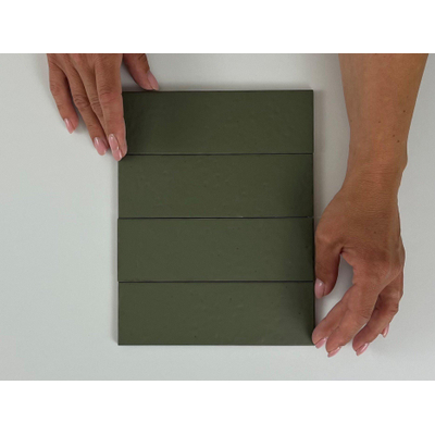 Equipe Cerámicas Kalma wandtegel - 6x18.6cm - Selva mat (groen)