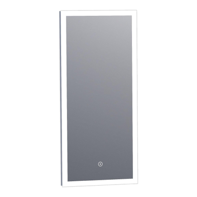 Saniclass Edge spiegel 36x80cm inclusief dimbare LED verlichting met touchscreen schakelaar