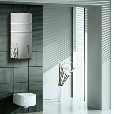 DRL E-COMFORT DEVA Elektrische Radiator - met fanheater - 105x52cm - glas - 1500watt - spiegel OUTLETSTORE