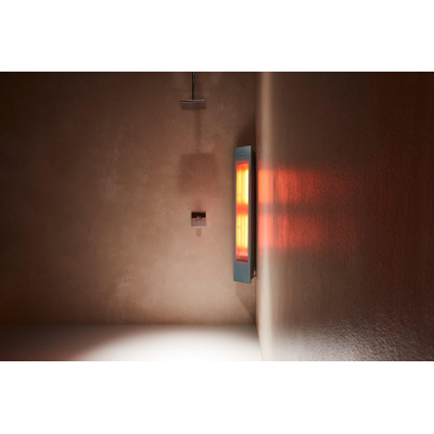 Sunshower Solo Organic Grey infrarood opbouwapparaat 20x125x18cm full body 1500watt Organic Grey inclusief eindinstallatie en 5 jaar garantie