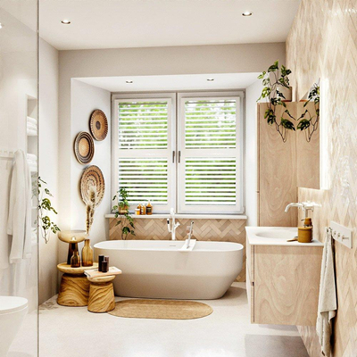 MONDIAZ VICA Badkamermeubelset - 100cm - onderkast underlayment- 2 lades - wastafel moon midden - 1 kraangat - 60cm hoge versie - talc