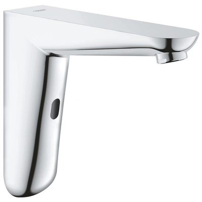 GROHE Euroeco Cosmopolitan E waterbesparende wandkraan zonder menging met LongLife batterij 6V chroom