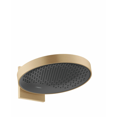 Hansgrohe Rainfinity hoofddouche wand rond 36cm brushed bronze