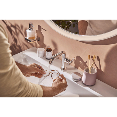 Hansgrohe Tecturis Wastafelmengkraan - push to open waste - 13cm uitloop - geborsteld brons