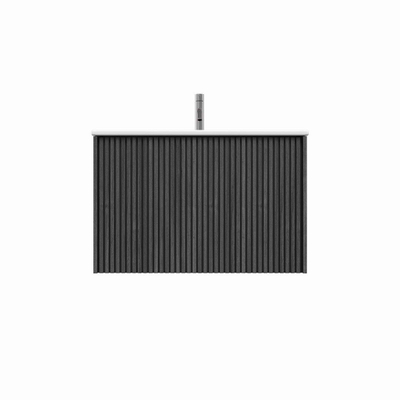 Crosswater Limit Wastafelonderkast - 70x45x46.5cm - Steelwood/Anthracite