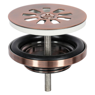 Differnz Force fonteinset - 40x22x9cm - Rechthoek - 1 kraangat - Gebogen rose koper kraan - Natuursteen Zwart