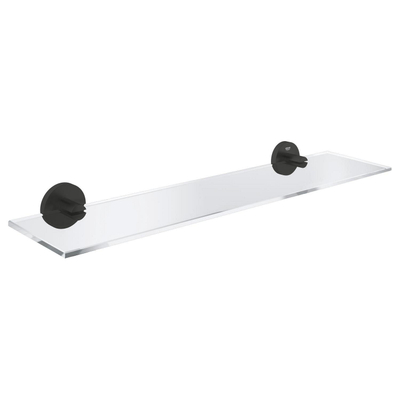 GROHE Start QuickFix Planchet - 53x14.5cm - mat glas - mat zwart