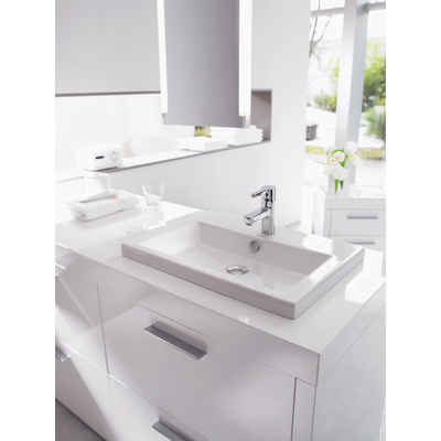 Duravit 2nd floor opbouwwastafel 60x43cm 1 kraangat wit