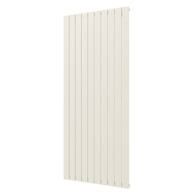 Plieger Cavallino Retto designradiator verticaal enkel middenaansluiting 1800x754mm 1506W wit structuur