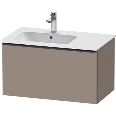 Duravit D-Neo wastafelonderkast 81x44x46.2cm 1 lade Basalt Mat