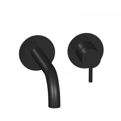 Xenz Duero Plus Inbouwwastafelkraan Zwart Mat