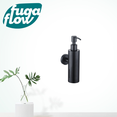 FugaFlow zeepdispenser - wand - rond - mat zwart -