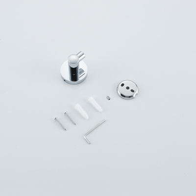 Fortifura Calvi Handdoekhaak - enkel - rond - chroom OUTLETSTORE