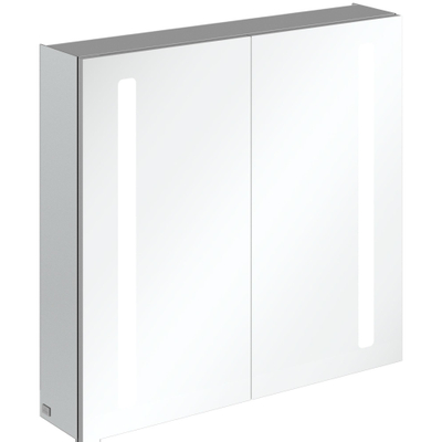 Villeroy & Boch My view spiegelkast 80x75 cm. 2 deuren en led verlichting