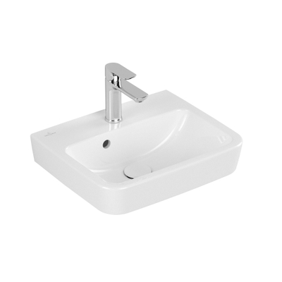 Villeroy & Boch O.novo fontein 45x37cm m.1 kraangat met overloop wit