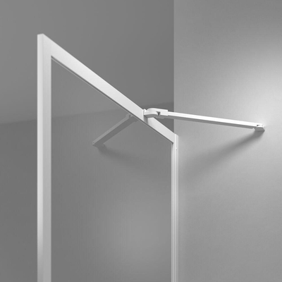 Sealskin Contour Inloopdouche type A3 88x200 cm, 6 mm helder veiligheidsglas Mat wit