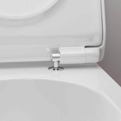 Hansgrohe EluPura S Closetzitting - topfix - softclose - quickrelease - wit