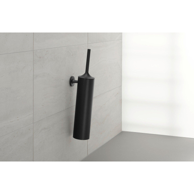 Duravit Starck T Borstelgarnituur - wandmodel - 43.5x8cm - zwart mat