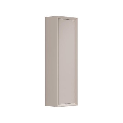 FugaFlow Eccelente Arredo Hoge Kast - 120x34.5x34.5cm - 1 deur - mat cotton (beige) - MDF