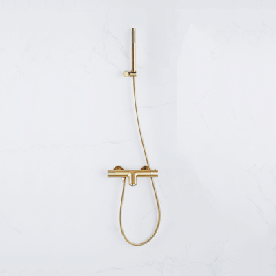 Fortifura Calvi Handdouchehouder Geborsteld Messing PVD (Goud)