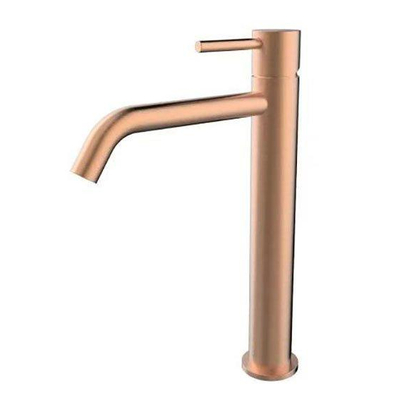 Wiesbaden Style XL wastafelmengkraan hoog geborsteld koper