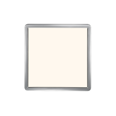 Nordlux Oja 29 inbouwspot 30x2.5x30cm IP54 Incl. 9.5W LED 3000K tot 4000K Chroom