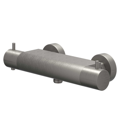 IVY Bond Thermostatische Douchekraan - opbouw - cooltouch - Geborsteld metal black PVD