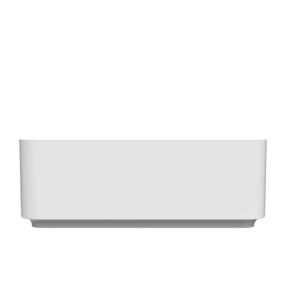 Arcqua Case waskom vierkant 37x37cm glans wit