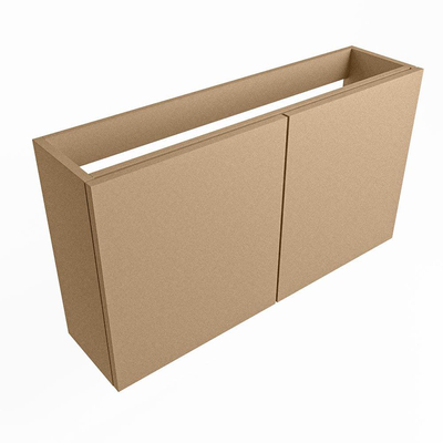 Mondiaz FOWY fonteinonderkast - 90x22x50cm - 2 deuren - push to open - softclose - Oro