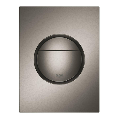 GROHE Nova S-size drukplaat hard graphite geborsteld