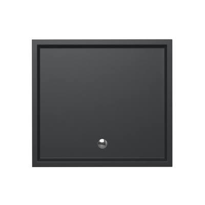 Xenz Mariana douchebak 110x100x4cm rechthoek Acryl Antraciet