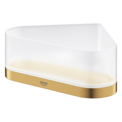 GROHE Selection Douchetray - 20x16.8x8.5cm - hoek - glas - geborsteld cool sunrise