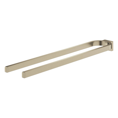 GROHE Selection Handdoekhouder - 36cm - dubbel - niet draaibaar - brushed nikkel