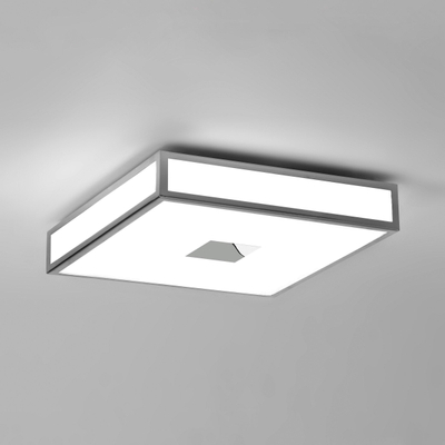 Astro Mashiko 400 Square LED Plafondlamp 8.6x40xcm IP44 verlichting geintegreerd chroom TWEEDEKANS
