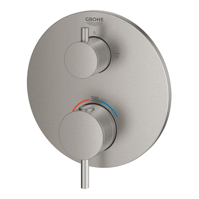 GROHE Atrio inbouw mengkraan thermostatisch met omstel supersteel