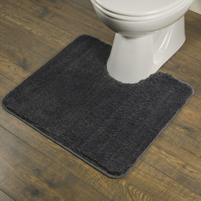 Sealskin Angora Toiletmat Polyester 55x60 cm Grijs