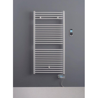 Instamat Robina Elektrische Handdoekradiator, afm. H 1285 x L 600 mm, incl. wandconsoles, standaard wit