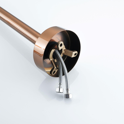 Fortifura Calvi Vrijstaande Badkraan - 113cm -handdoucheset - Geborsteld koper PVD (Koper)