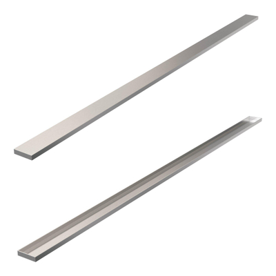 Brauer Tegelinlegrooster - 140x7x6.8cm -vloerflens - omkeerbaar - RVS