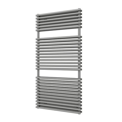 Plieger Florian Nxt designradiator dubbel horizontaal 1216x600mm 980W parelgrijs (pearl grey)