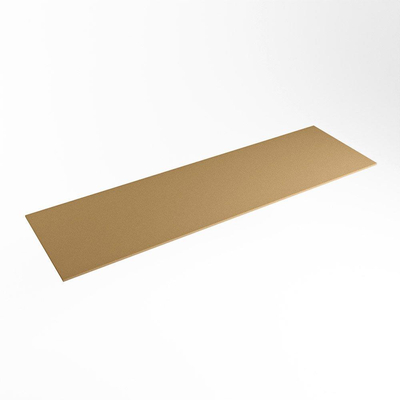 Mondiaz TOP 23 Topblad - 140x23.5x0.9cm - geschikt voor afdekplaat - Solid surface - Oro
